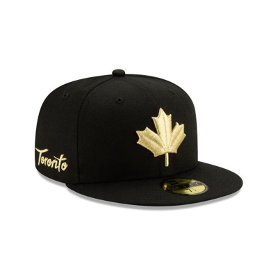 Toronto Raptors Gorra | New Era 2019 NBA Authentics City Series Alt 59fifty Fitted Cap Mexico - Negros